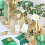 Green And Gold Wedding Decor Ideas