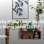 Home Decor Instagram Account Name Ideas