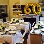 How To Decorate A Hall For 60th Birthday Party