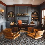 Masculine Home Office Decorating Ideas